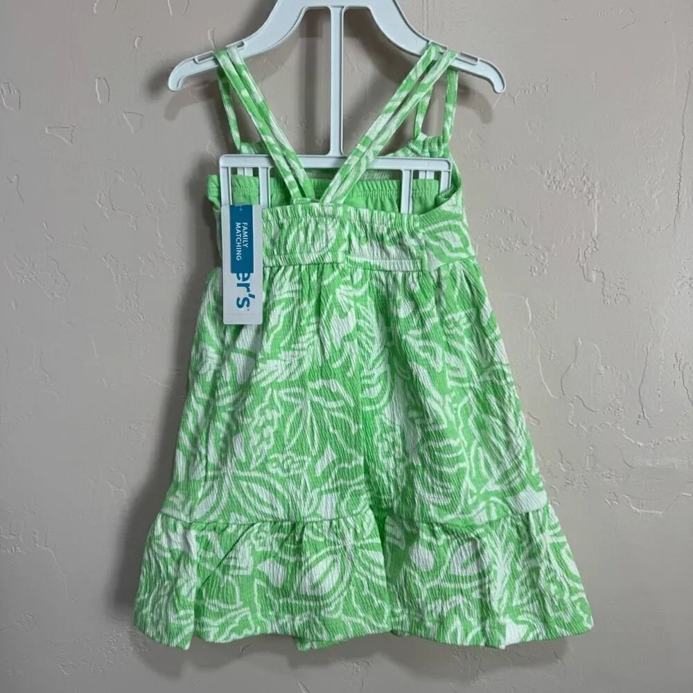 New Carter’s 18m Tropical Green Dress and Bloomers